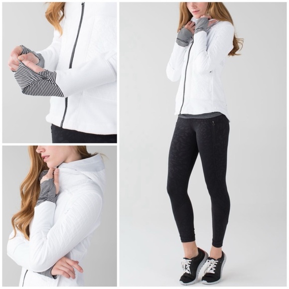 Lululemon Fleecy Keen Jacket Size 8 - Picture 3 of 11